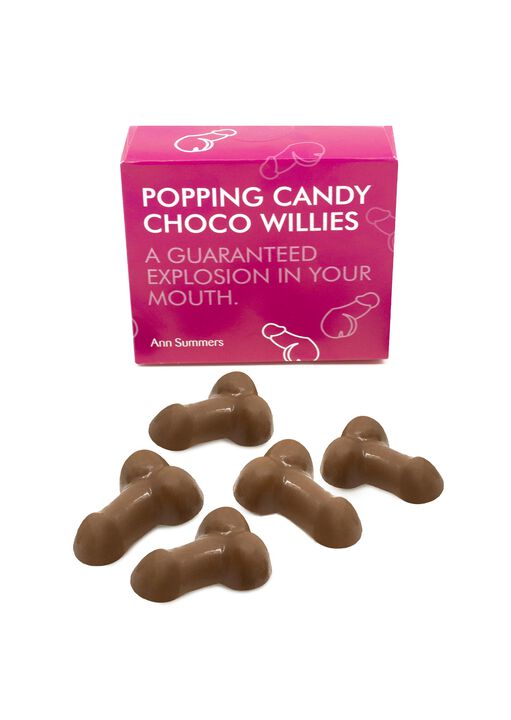 Popping Candy Milk Chocolate Willies Rude Edible Sweets image number 1.0