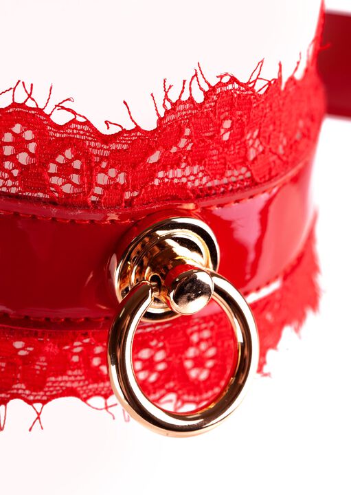 High Gloss and Lace Collar image number 2.0