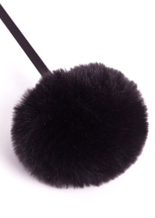 Signature Faux Fur Double Ended Crop & Tickler image number 1.0