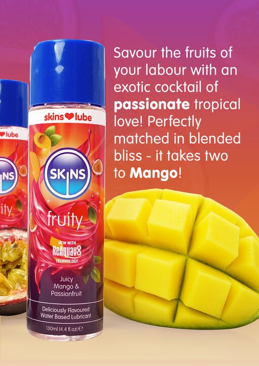 Skins Passion Fruit and Mango Flavoured Lube - 130ml image number 4.0