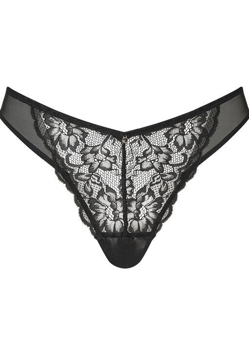 Sexy Lace Crotchless Brazilian image number 5.0