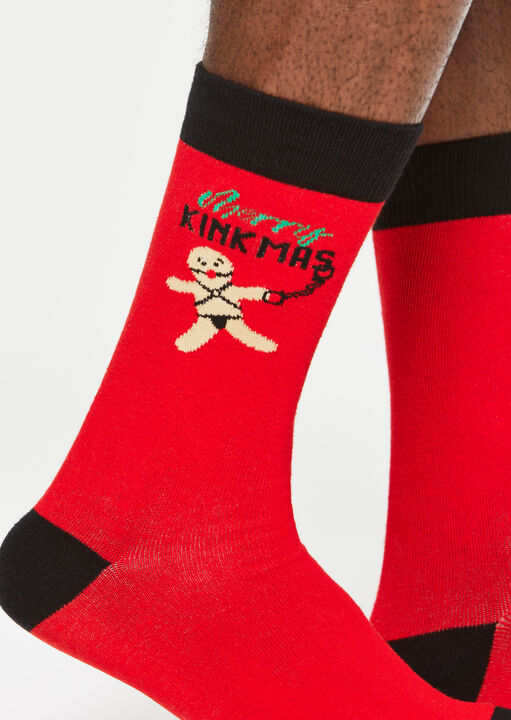 Merry Kinkmas Mens Socks image number 1.0