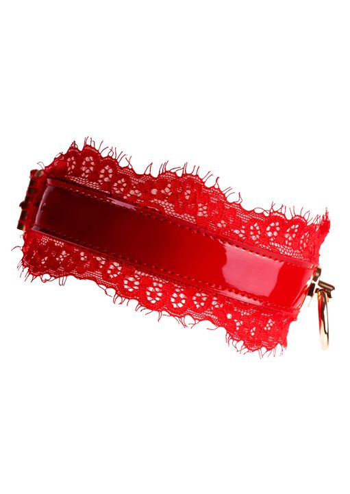 High Gloss and Lace Collar image number 0.0