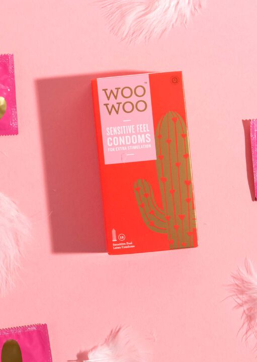 Woo Woo Thin Feel Sensitive Condoms 12 Pack image number 2.0