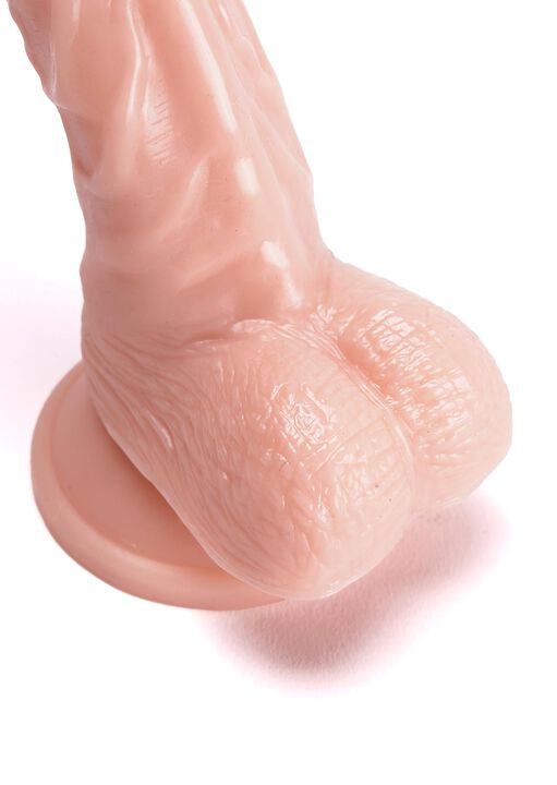 7" Realistic Curved Dildo image number 4.0