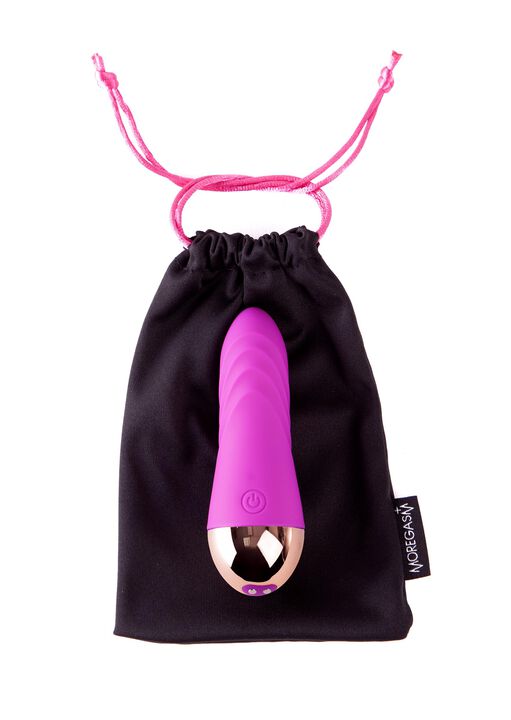 Moregasm+ Bullet Ridged Silicone Clitoral Vibrator image number 5.0
