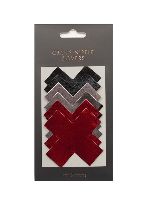 Cross Nipple Covers 3 Pack image number 2.0