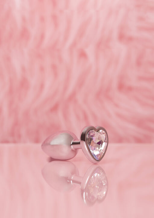 Small Heart Metal Butt Plug image number 7.0