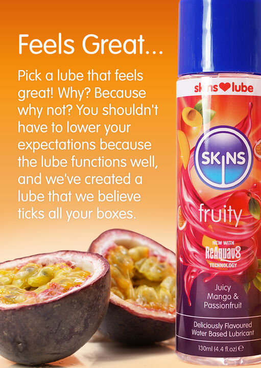 Skins Passion Fruit and Mango Flavoured Lube - 130ml image number 3.0